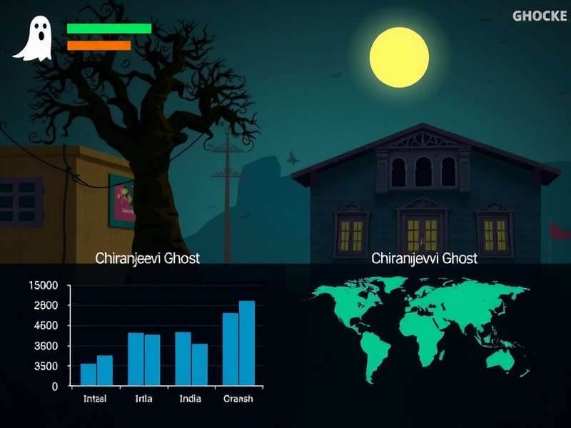 Chiranjeevi Ghost gameplay screenshot showing ghost hunting action